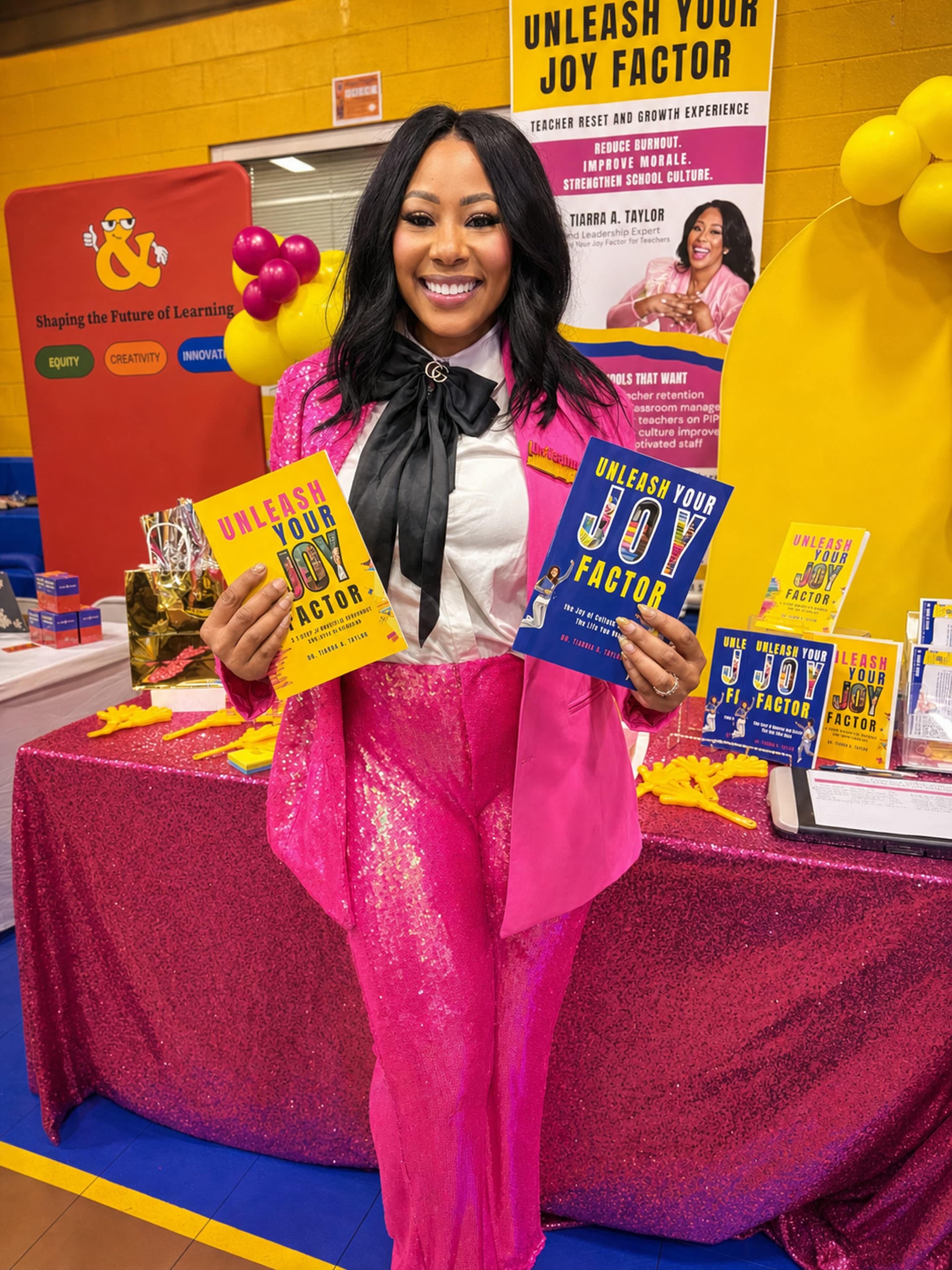 Dr. Tiarra Taylor is the Joy Factor Strategist.